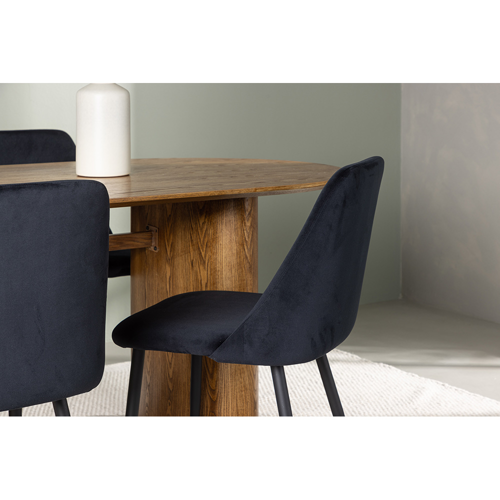 Matgrupp Venture Home Isolde med 4 Night Stolar