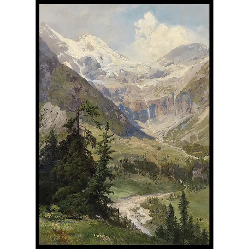 Poster Gallerix Sommer Im Gebirge By Konrad Petrides
