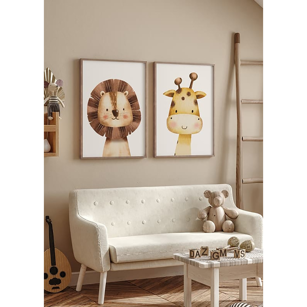 Poster Gallerix Giraffe Portrait