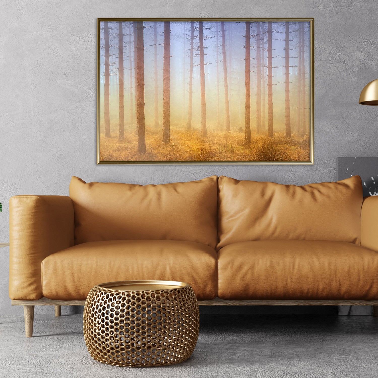 Poster Artgeist Affisch Foggy Forest