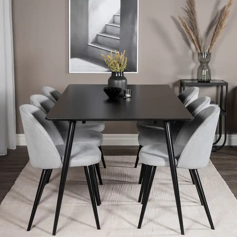 Matgrupp Venture Home Silvia med 6 Valentina Stolar Manchester