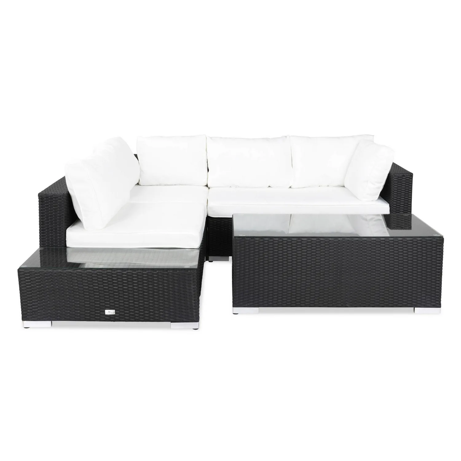 Loungegrupp Comfort Garden Bahamas 4-sits med Avslut och Bord Utomhus