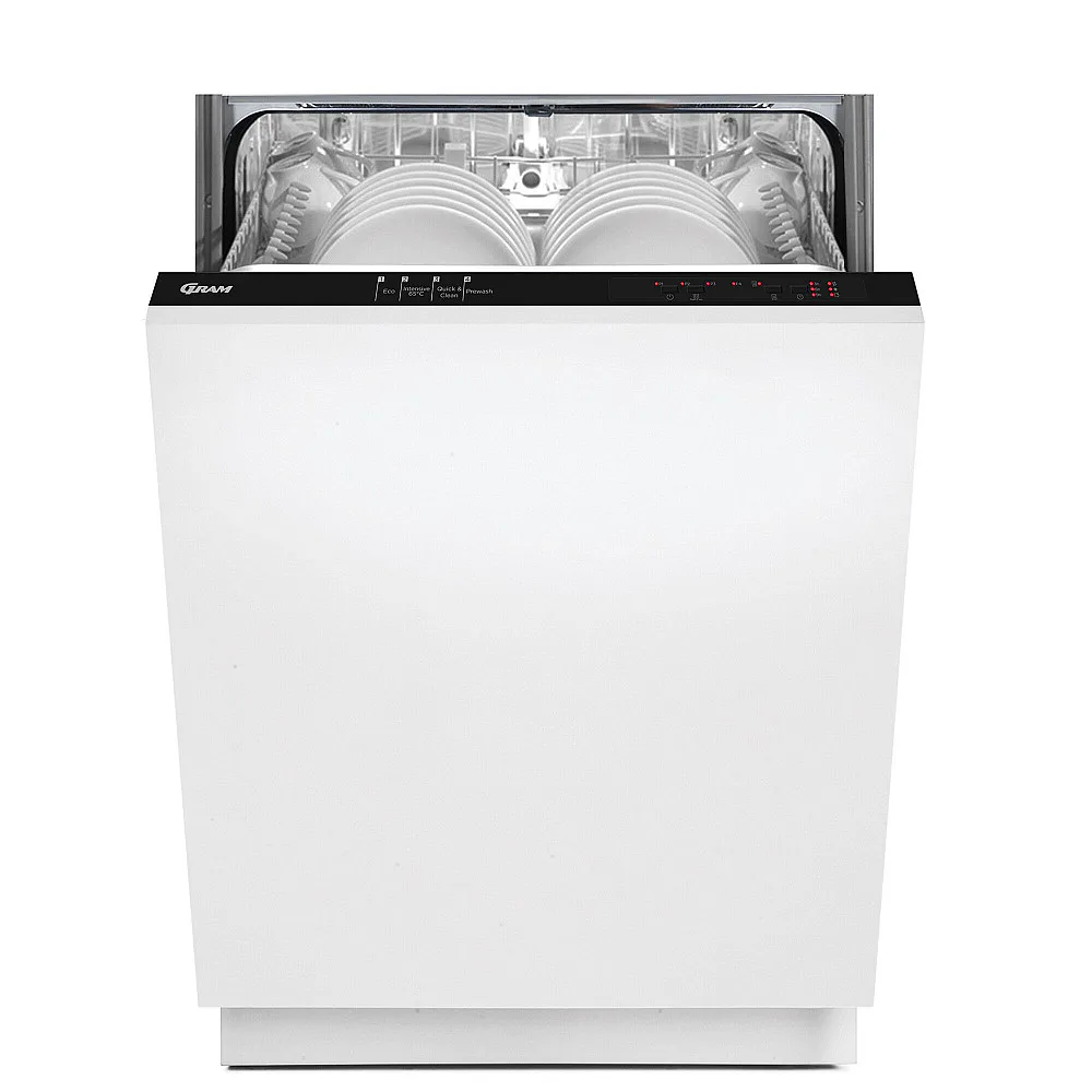 Integrerad Diskmaskin Gram OMI 6100-90 T med AquaStop