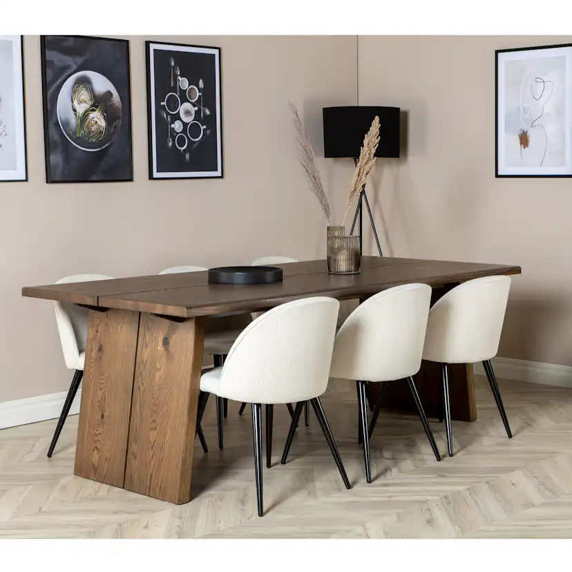 Matgrupp Venture Home Lotus med 6 Valentina Stolar