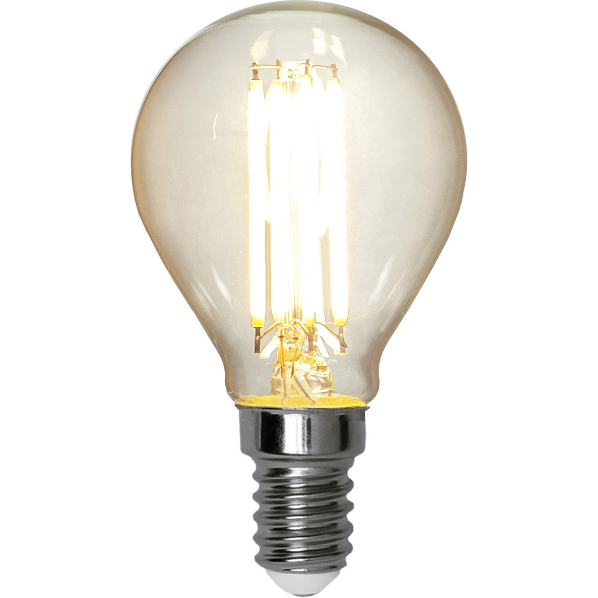 LED-lampa Star Trading Filament E14 P45 Klar 5,9W
