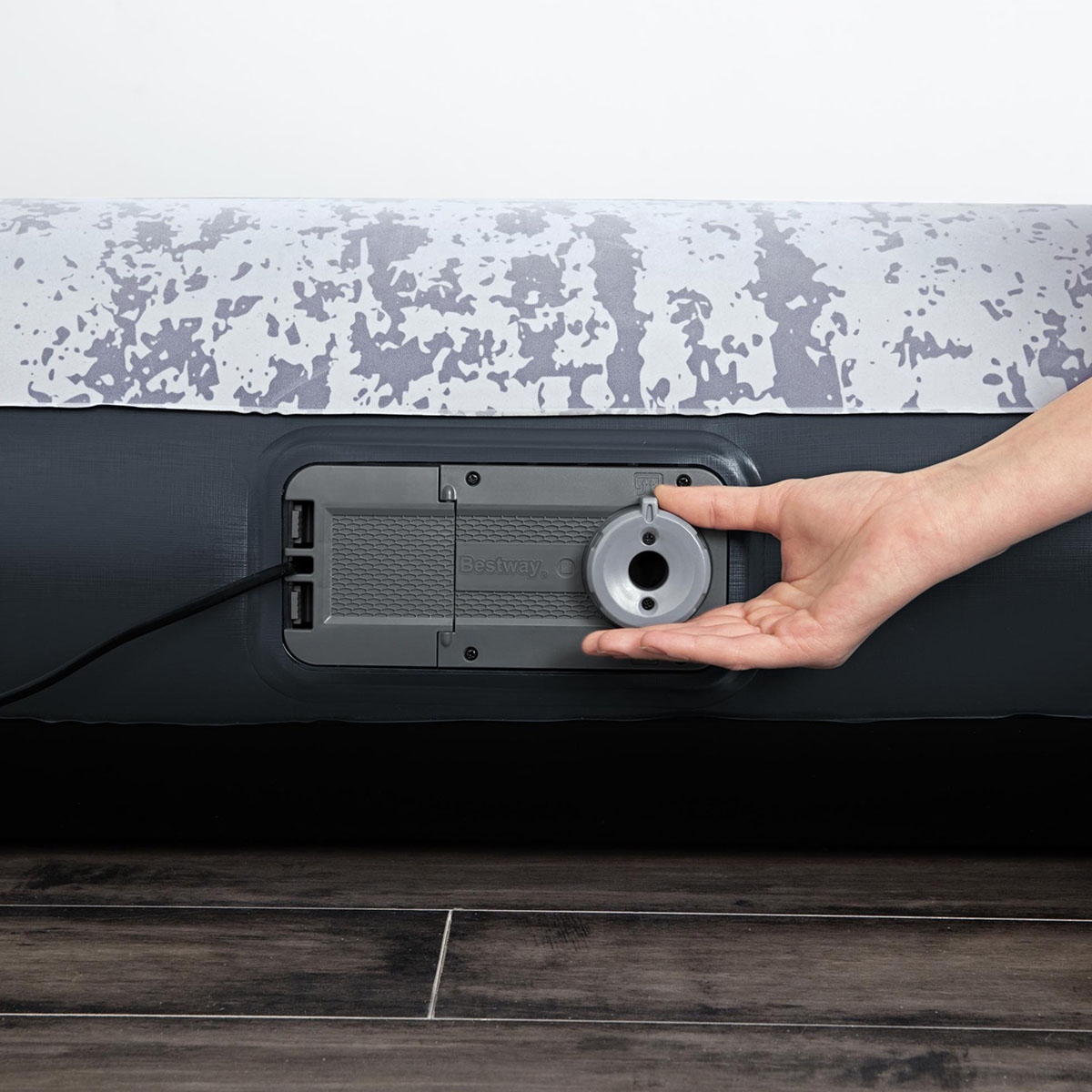 Uppblåsbar Madrass Bestway Tritech Airbed Queen Fashion Flock