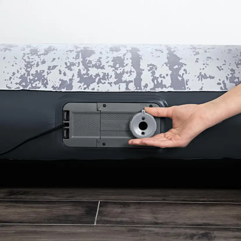 Uppblåsbar Madrass Bestway Tritech Airbed Queen Fashion Flock