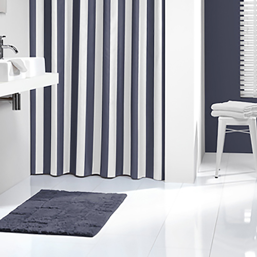 Duschdraperi Sealskin Linje Polyester