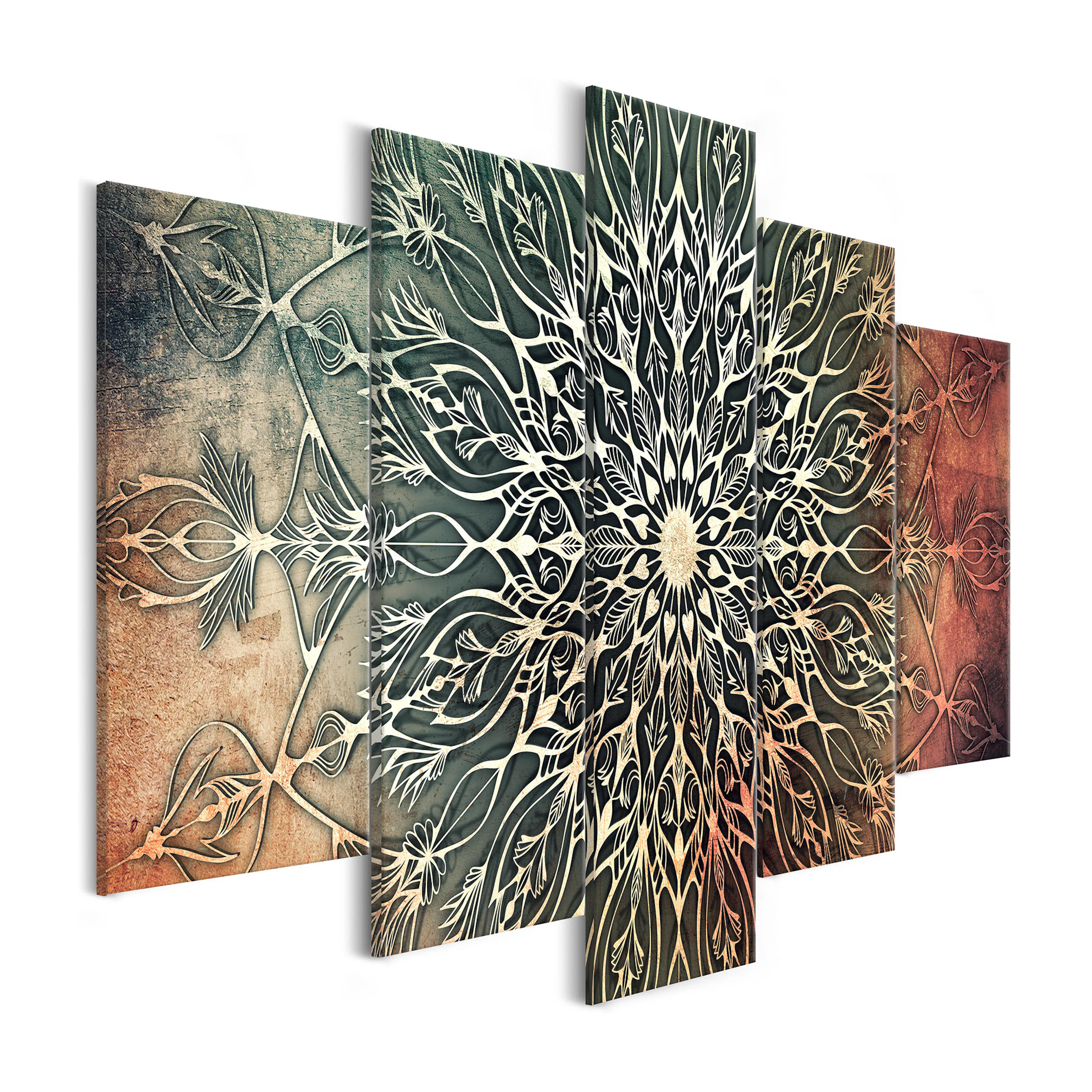 Tavla Arkiio Center Wide Green 5 delar