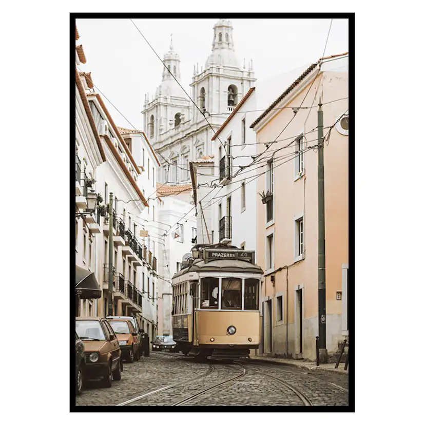 Poster Gallerix Tram In Lisbon