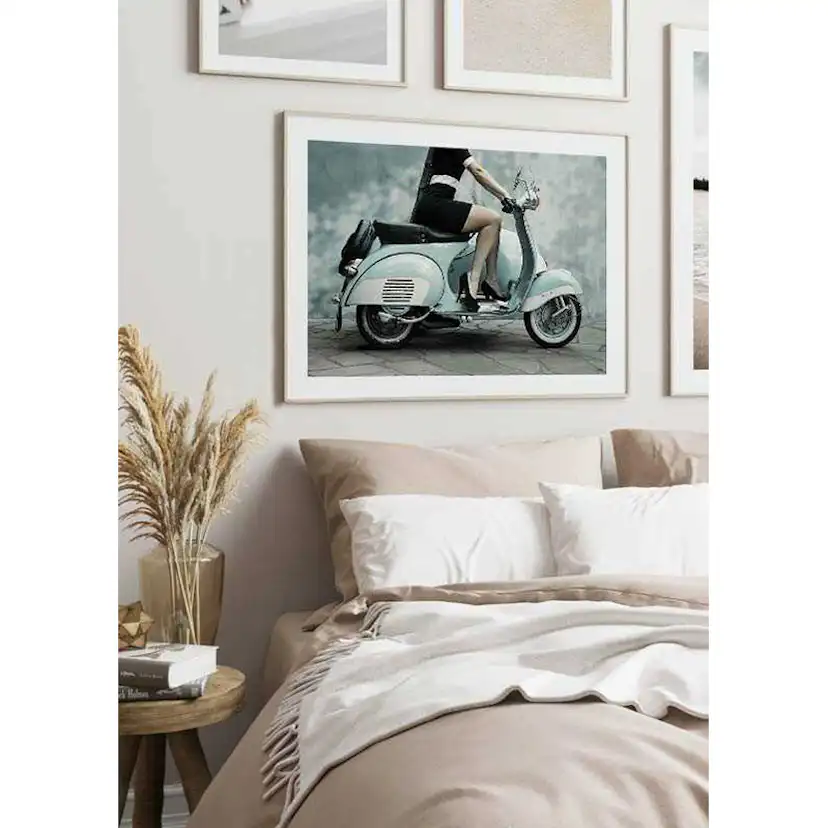 Vintage Scooter 21x30 cm