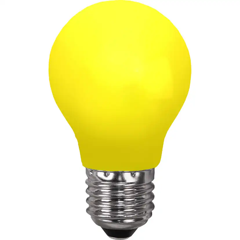 LED-lampa Star Trading E27 A55 Outdoor Lighting Gul 0,9W