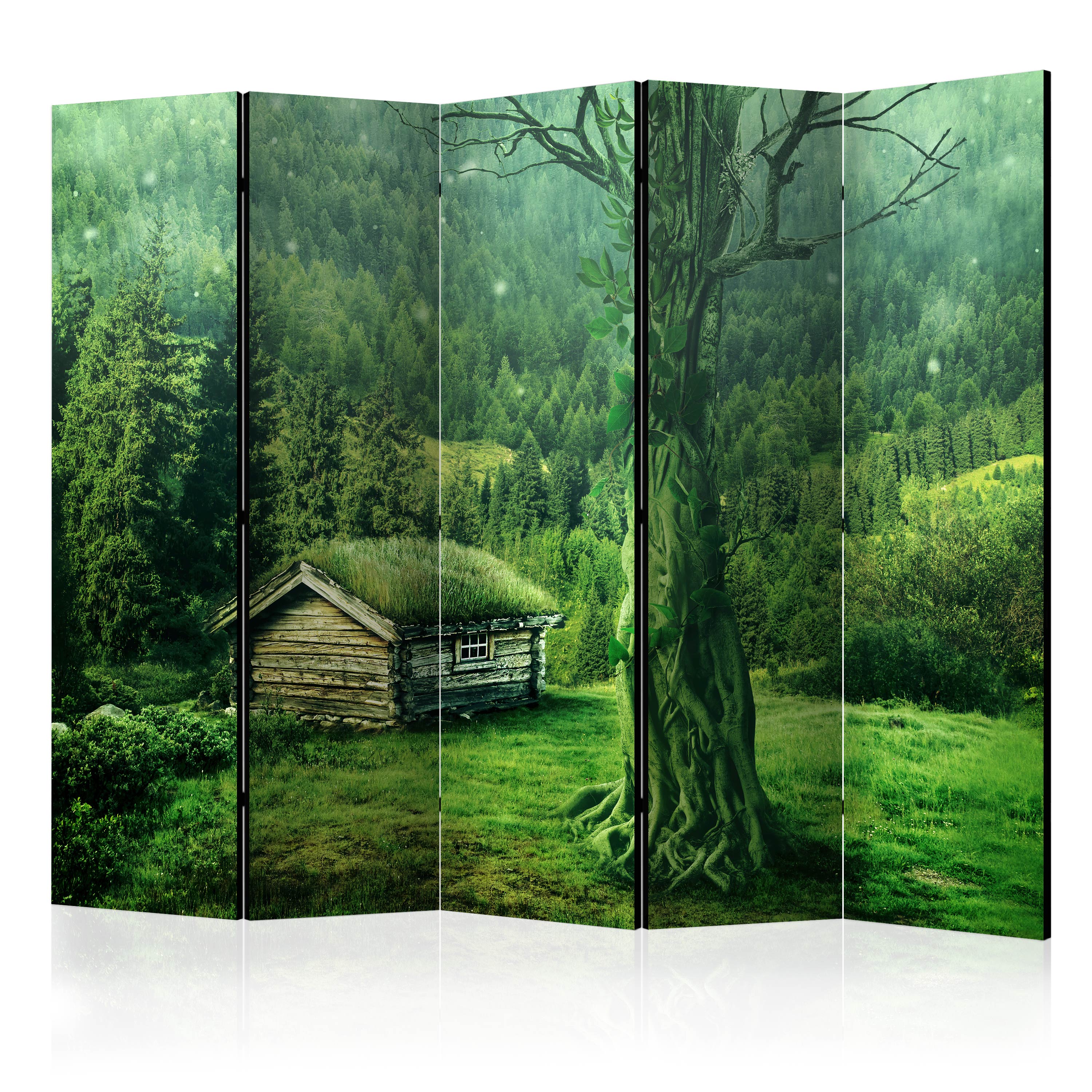Rumsavdelare Arkiio Green Seclusion II 225x172 cm