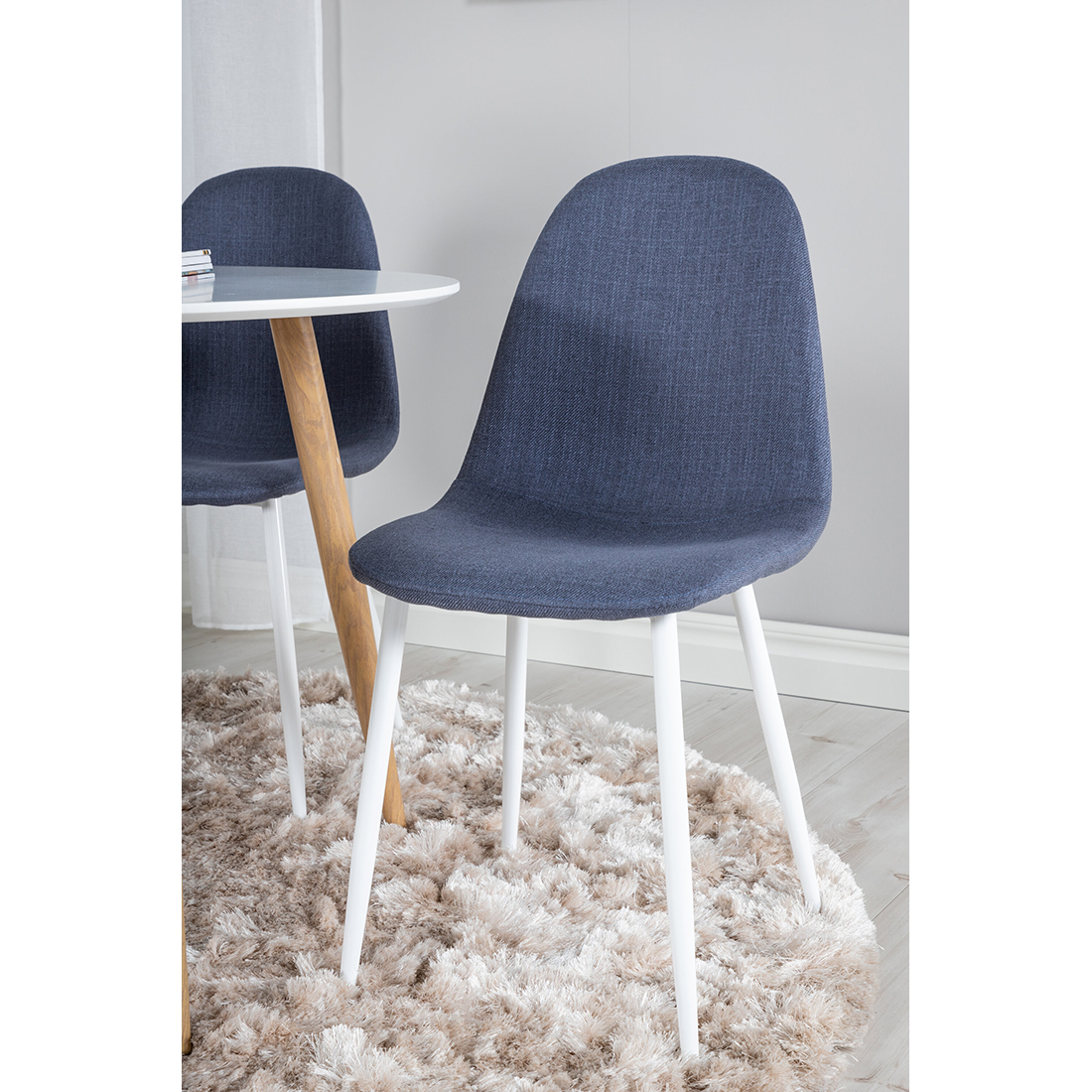 Matgrupp Plaza med stolarna Polar Färg: White
