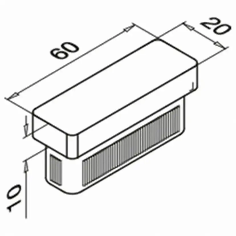 Ändknopp Herrljunga Ledstångsfabrik till Överliggare 4900 Utomhus