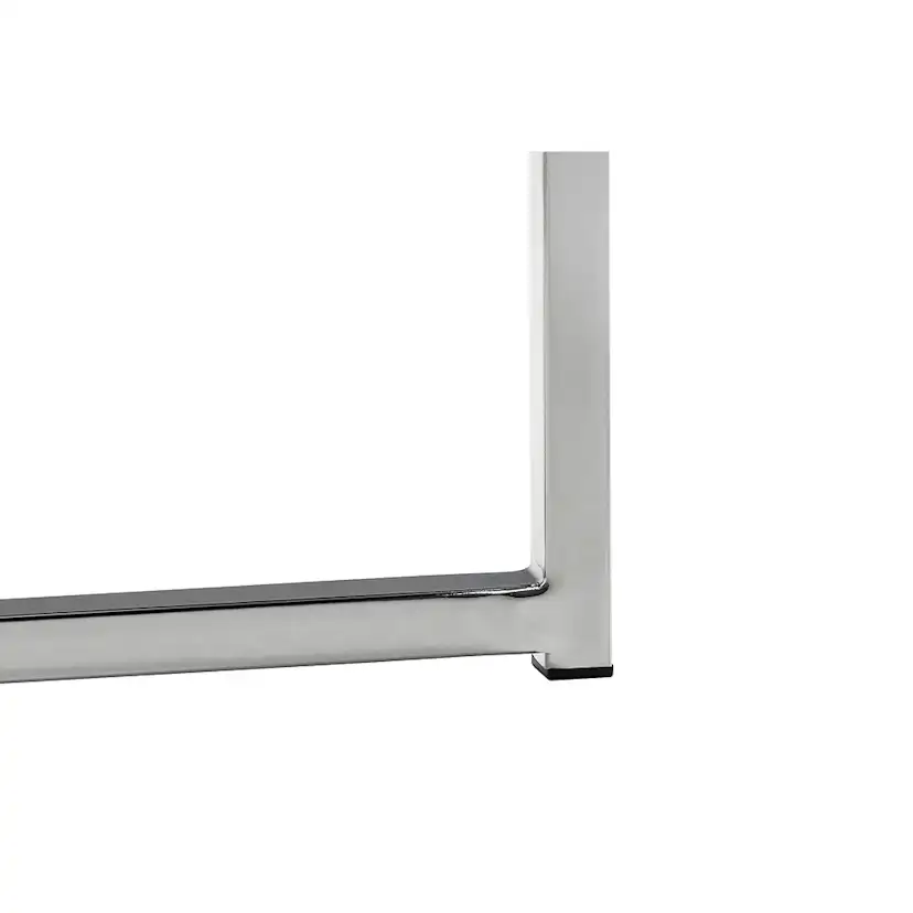Nelly Sidobord Låg 45 cm Vit/Krom