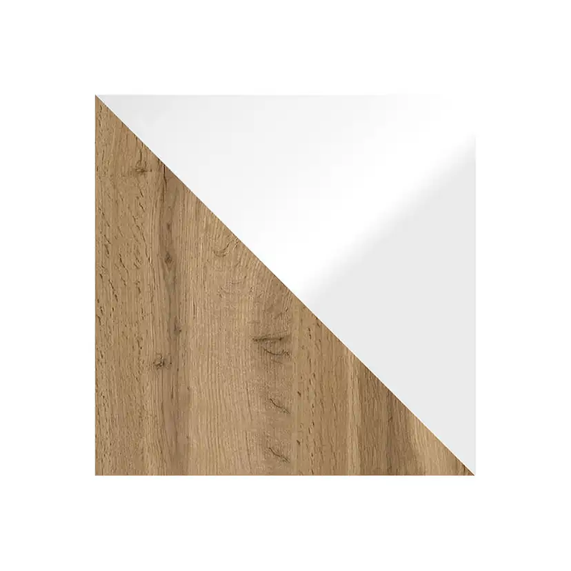 Mediamöbel In Living Skeda Trä/Vit Vägghängd TV-Bänk