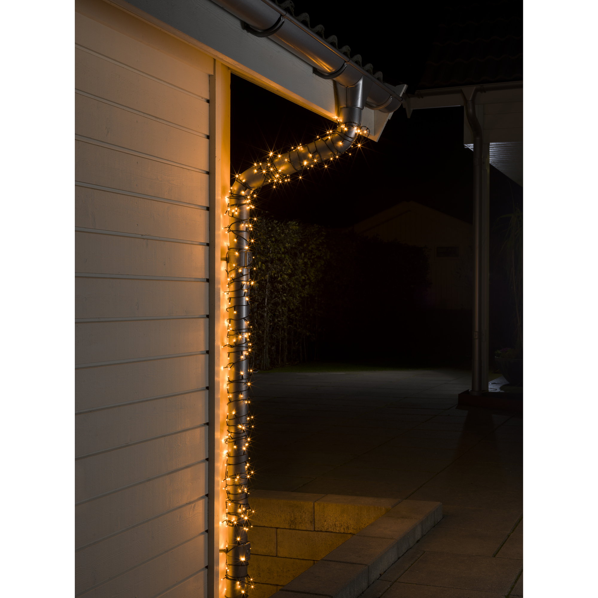 Ljusslinga Gnosjö Konstsmide 200st LED-lampor Amber 30V/IP44 Utomhus