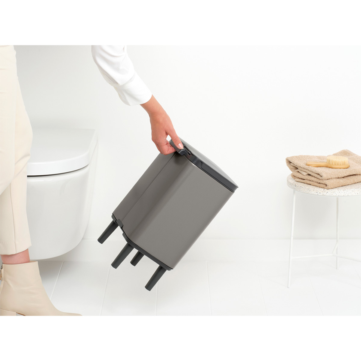 Bo Avfallshink Hög 7L - Platinum Platinum