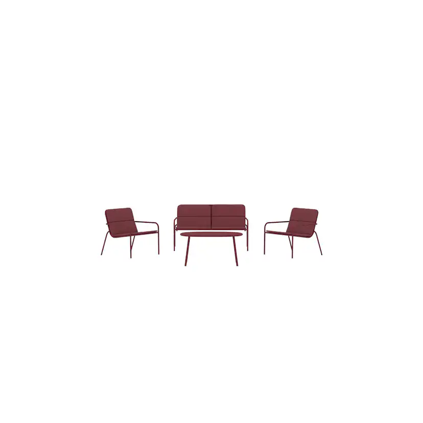 Soffgrupp Venture Home Fourni 2-sitssoffa och 2st fåtöljer med Dynor och Soffbord