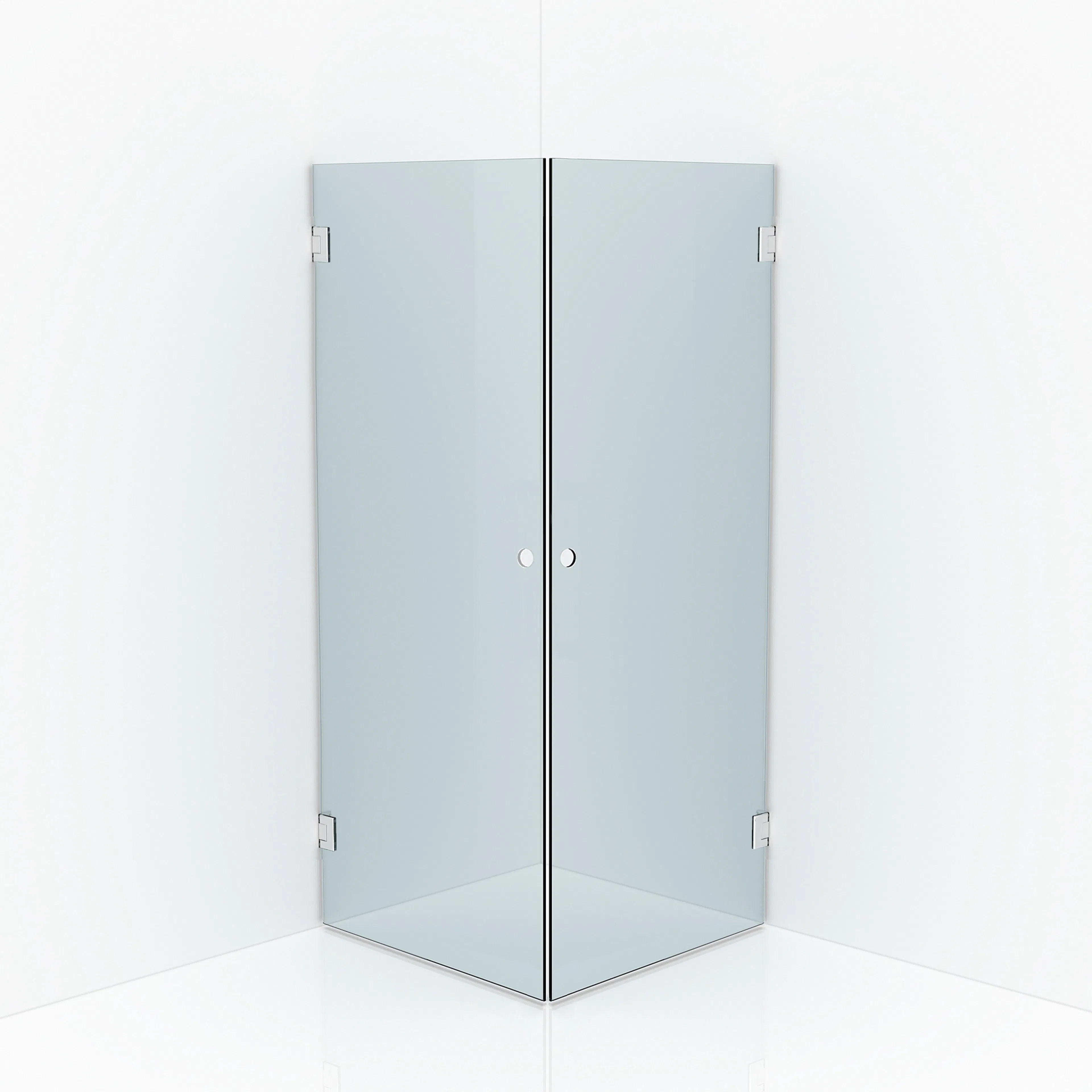 Duschhörna Combac Designa Klarglas, Krom, 700x900 mm