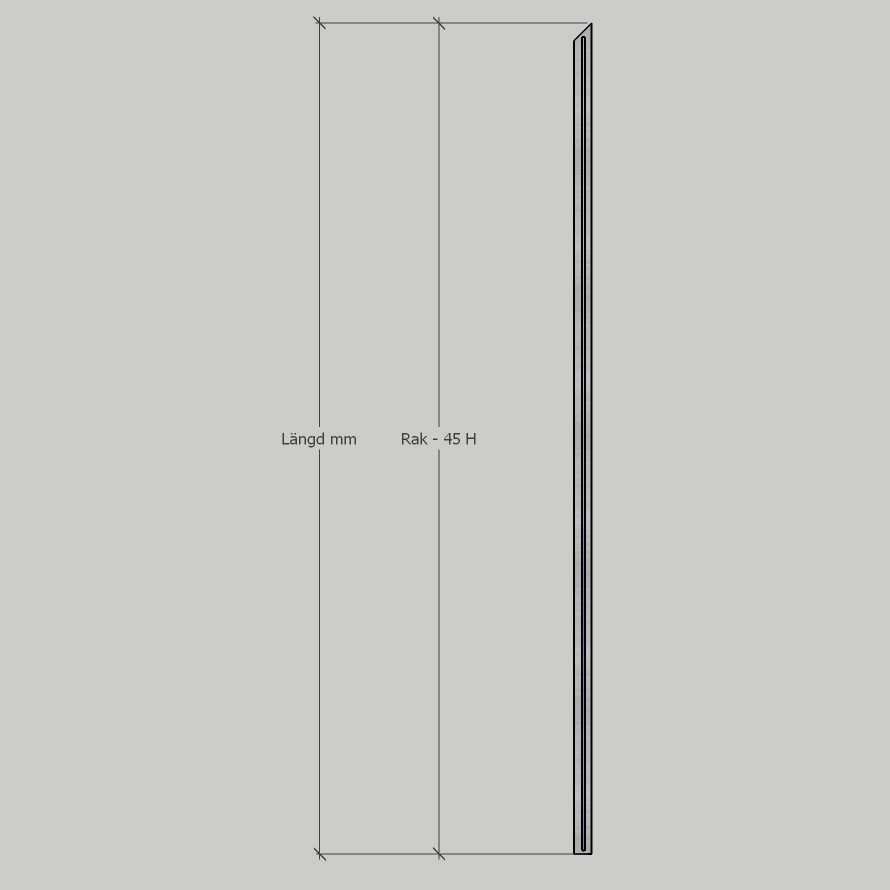 Glasräcke Novoroom Stolpfritt