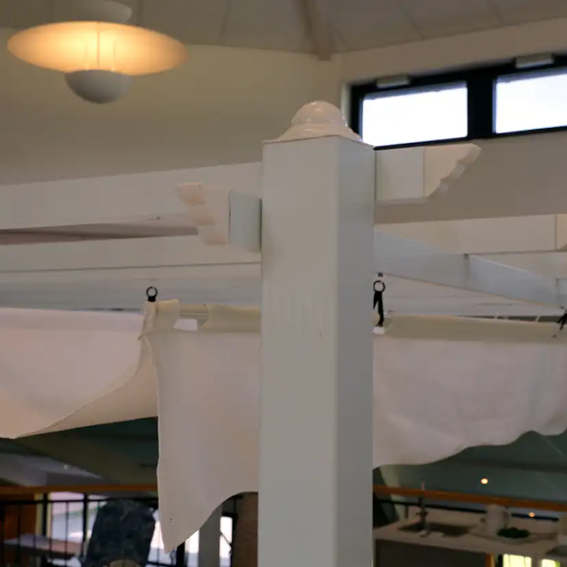 Pergola Hillerstorp Skanör 3x4m Vitt Solskydd