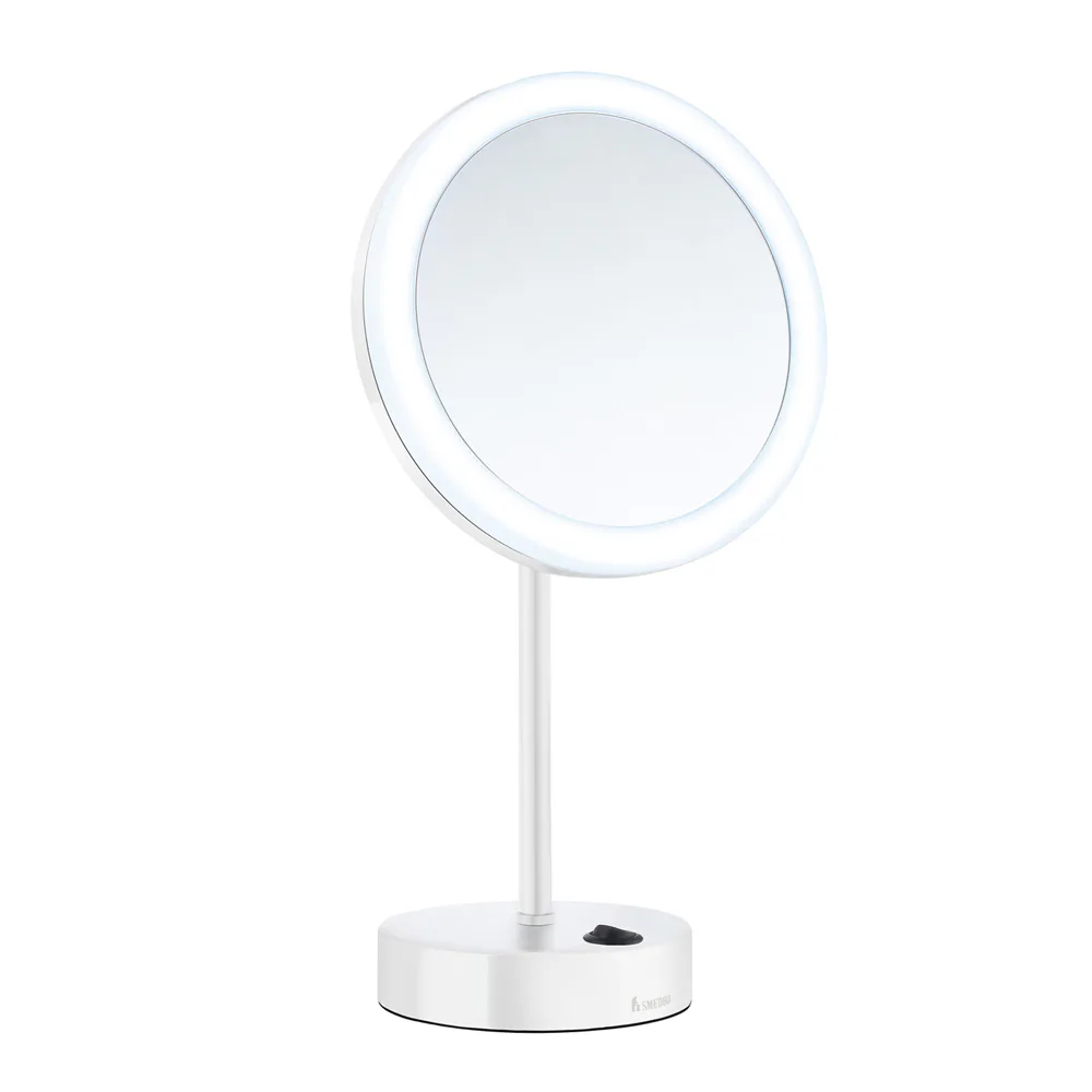Sminkspegel Smedbo FK484EBS med LED-belysning