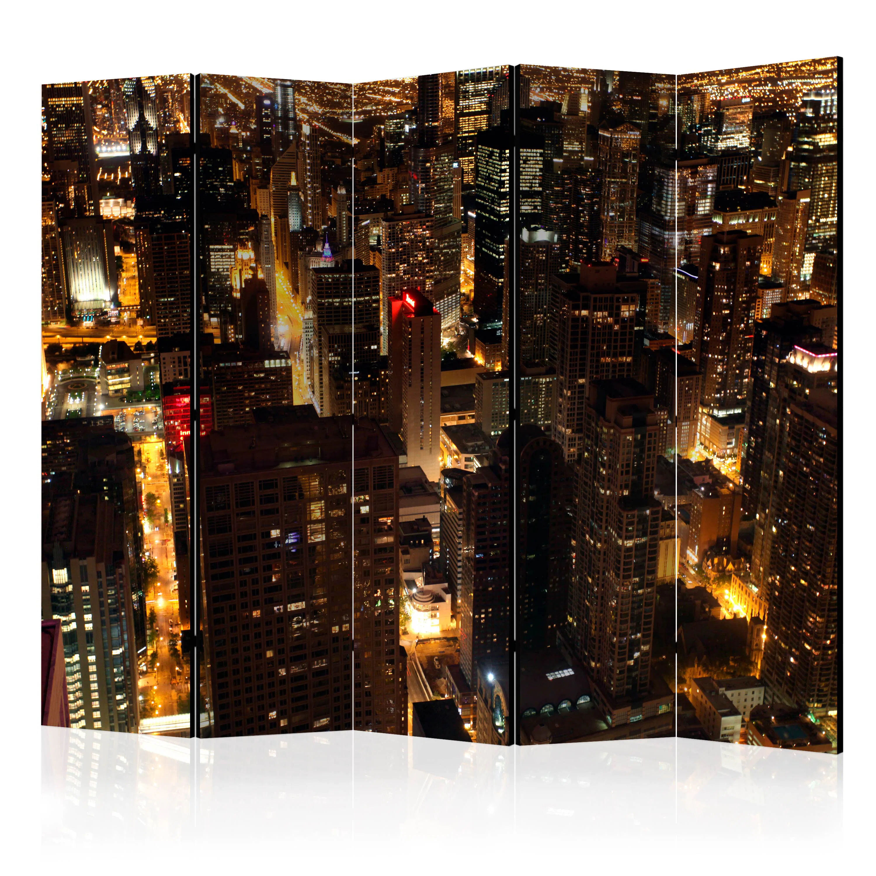 Rumsavdelare Arkiio City by Night Chicago USA II 225x172 cm