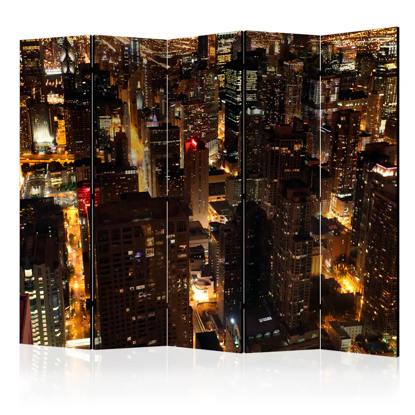 Rumsavdelare Arkiio City by Night Chicago USA II 225x172 cm