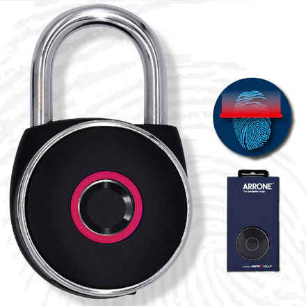 Hänglås Arrone Med Fingerscanner