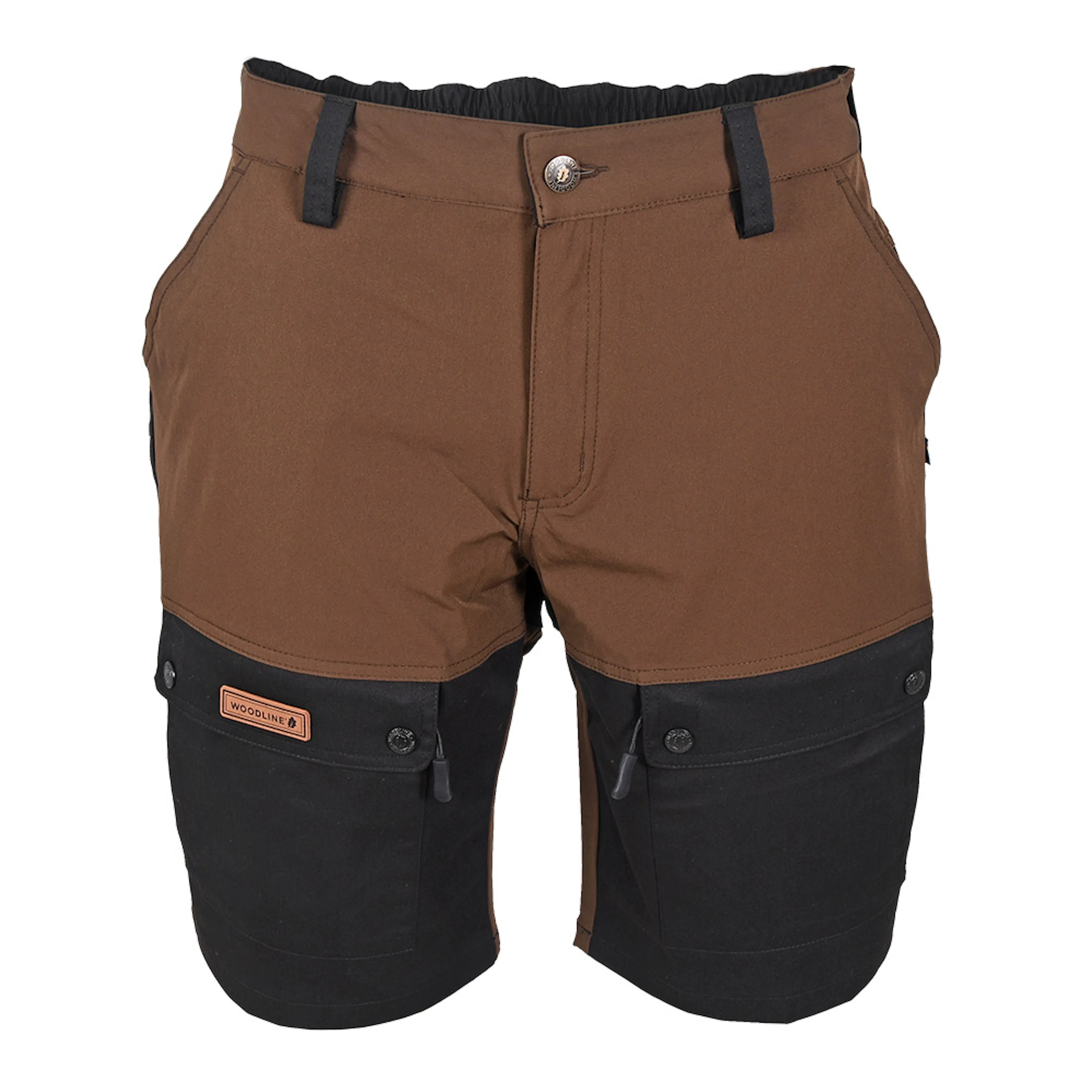 Shorts Woodline Boksund Brun/Svart