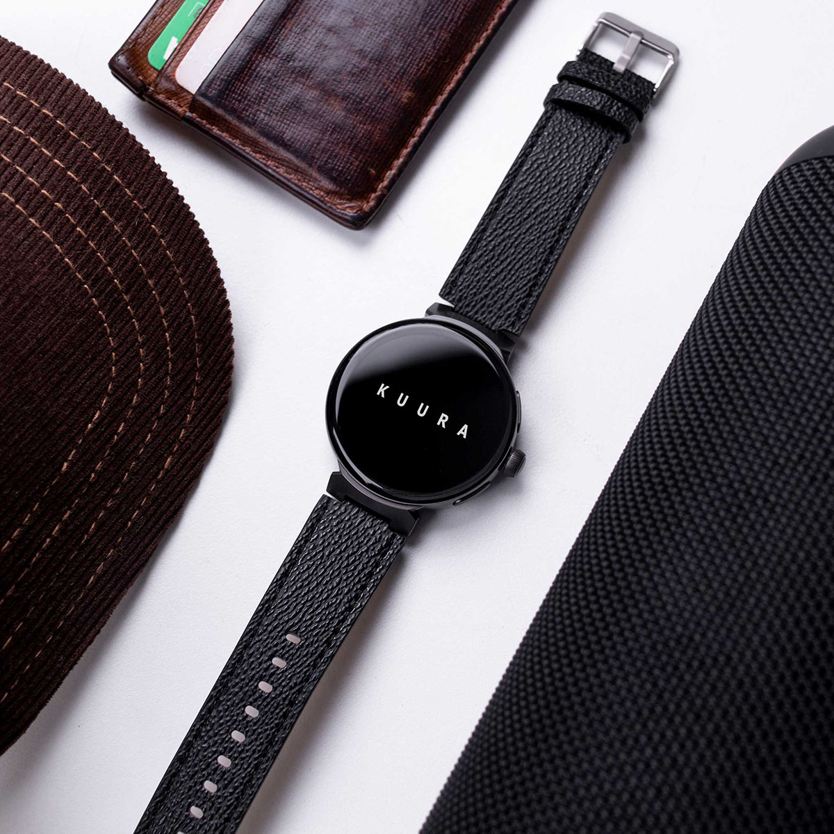 Kuura Smartwatch FM1 V3, Svart Svart