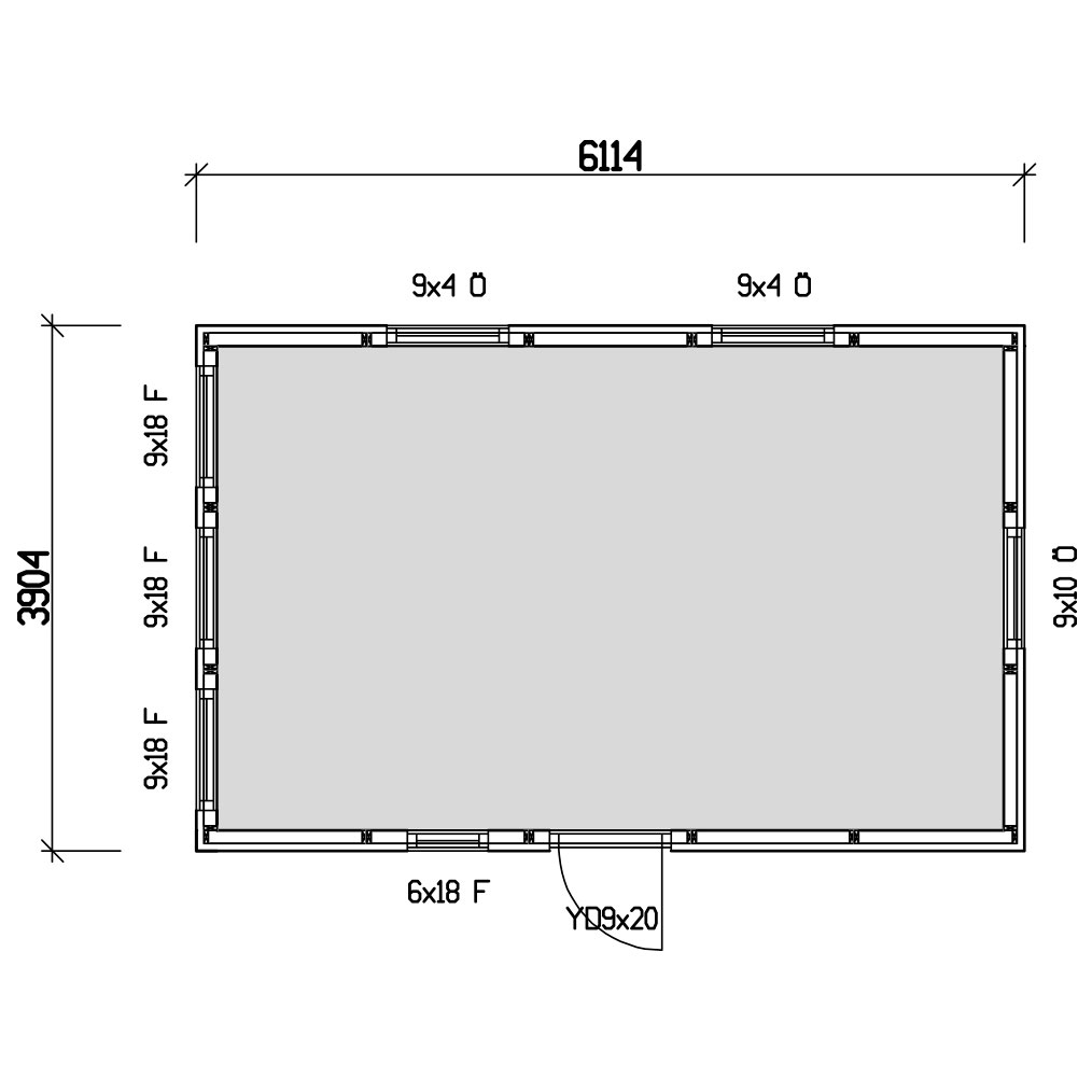 Attefallshus Vibostugan Njuta Funkis 25-3