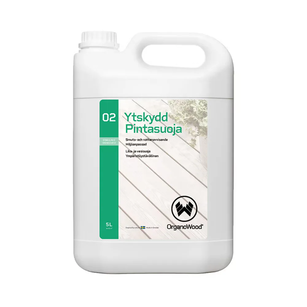 Organowood Träskydd Ofärgad 5 L Volym 5L
