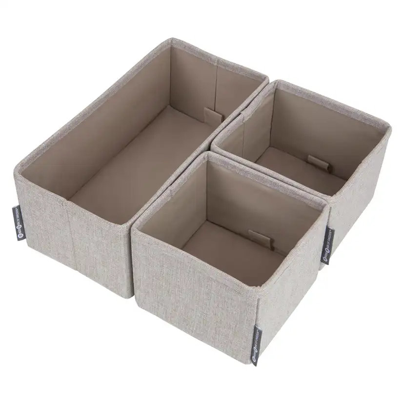 Förvaringslådor Bigso Box of Sweden Drawer organizer 3-set Beige