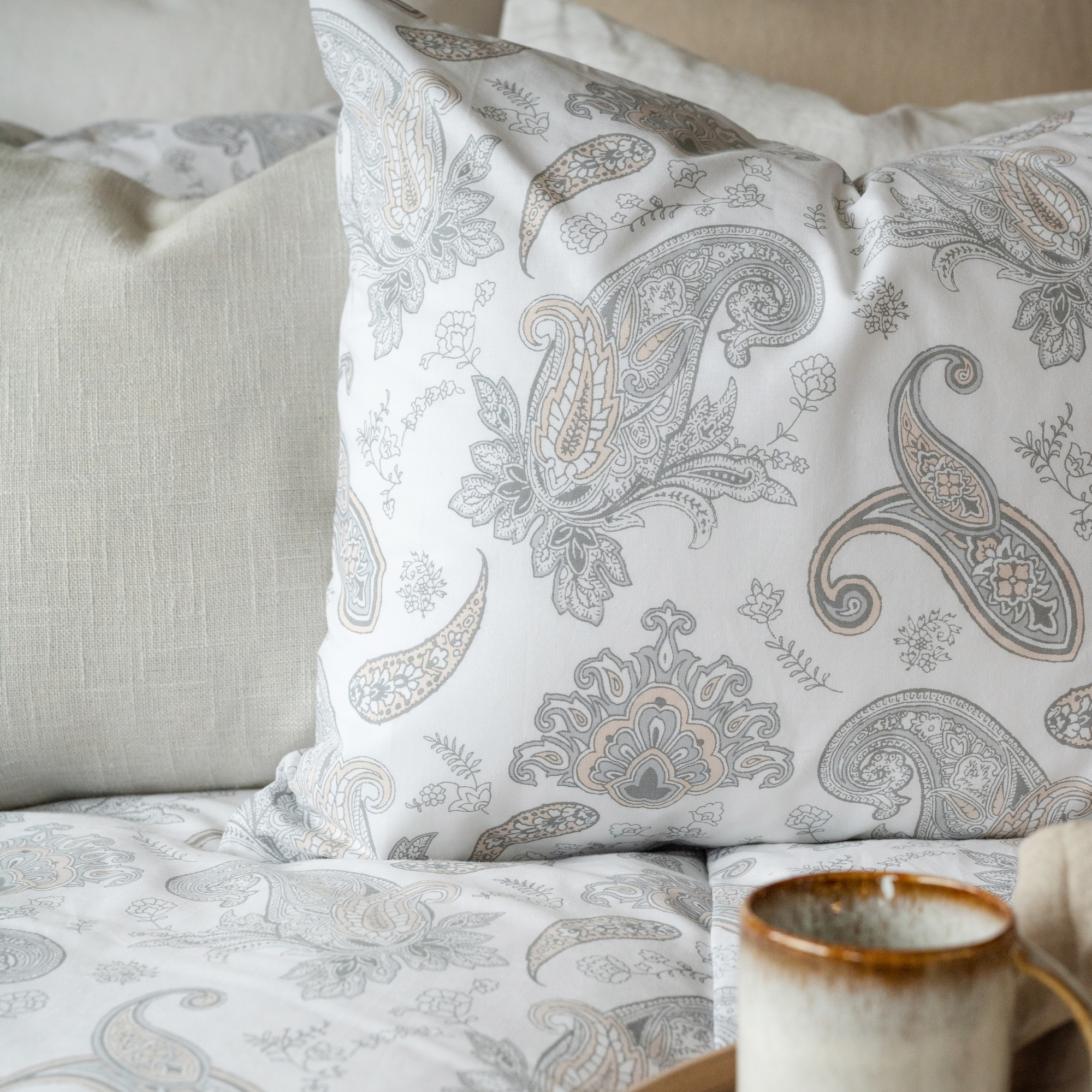 Påslakanset Borganäs of Sweden Tilly Enkelsäng Grå