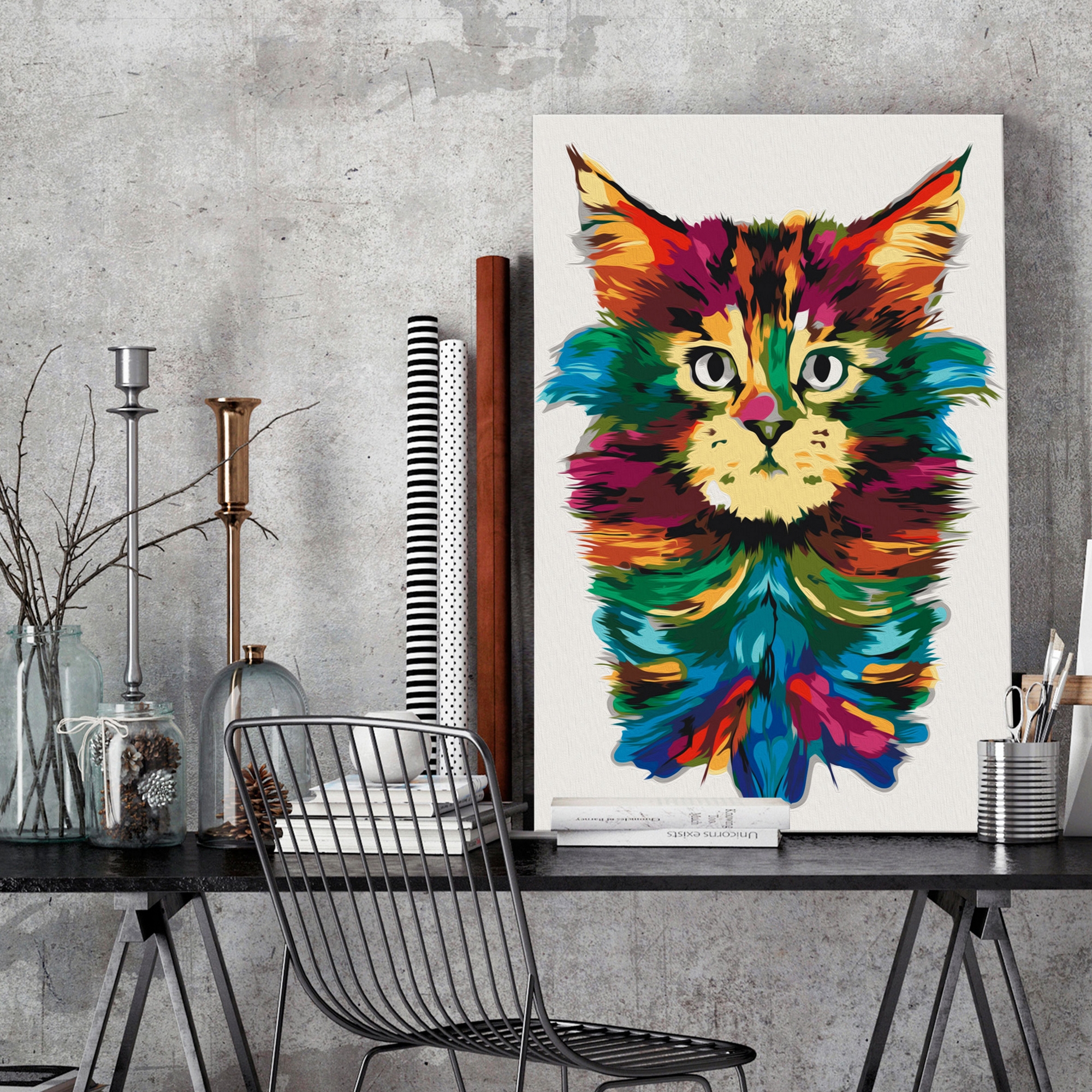 Gör-det-själv Målningar Arkiio Colourful Mane