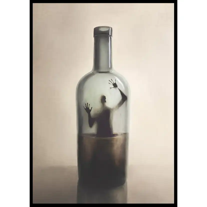 Poster Gallerix Bottle Imprisonment