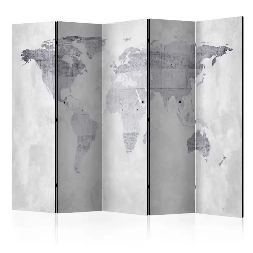 Rumsavdelare Arkiio Concrete Map 225x172 cm