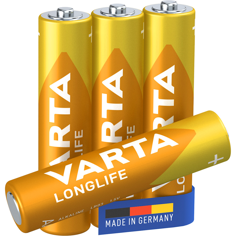Batteri VARTA Alkaliska Longlife LR03/AAA 4-Pack