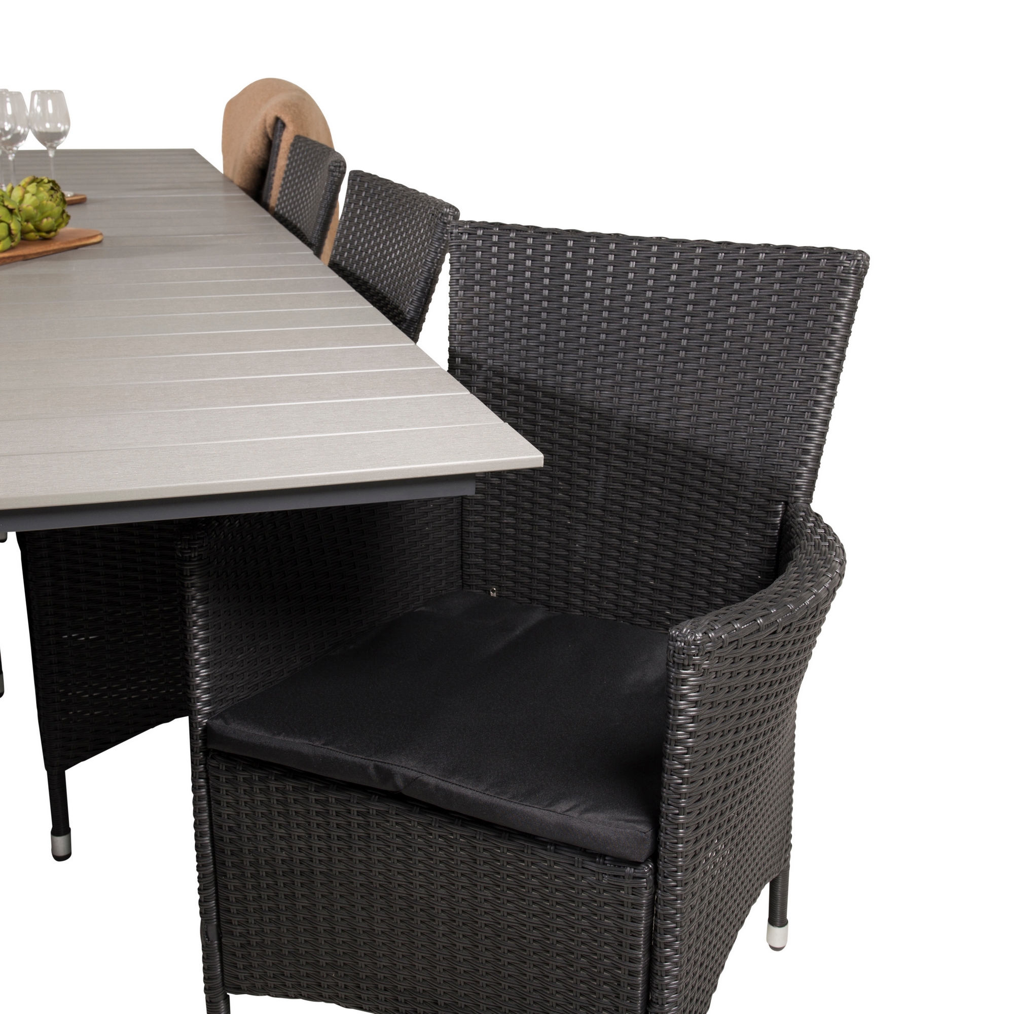 Matgrupp Venture Home Lova 224/324 med 10 Kira Karmstolar