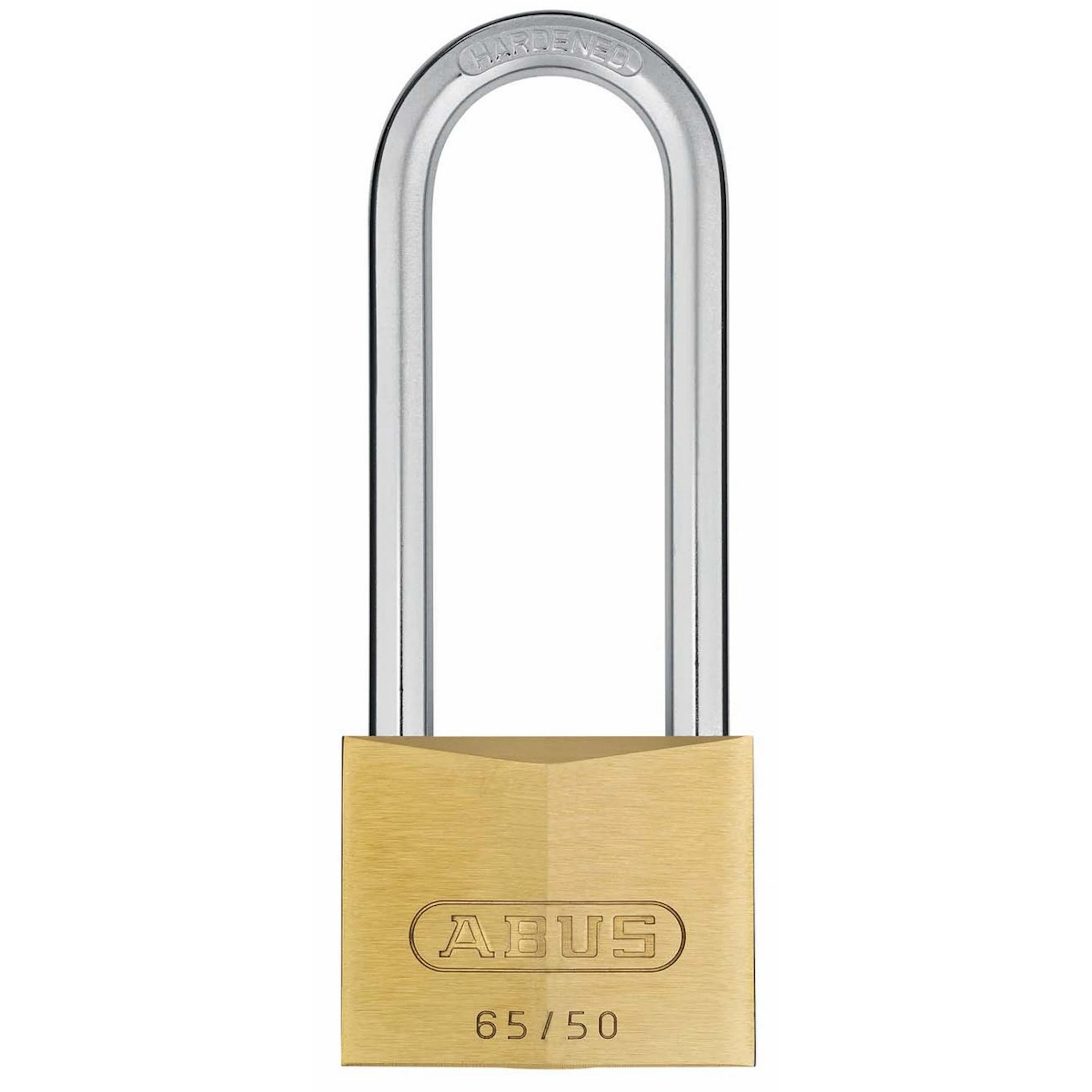 HÄNGLÅS 65/50 HB 80 MÄSSING ABUS BxH: 50x129 mm
