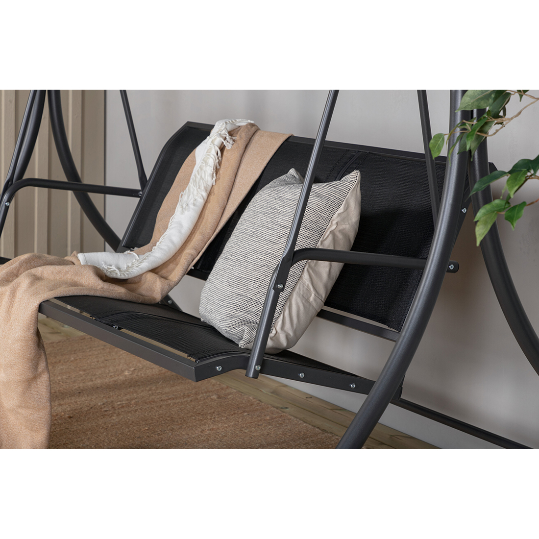Hammock Venture Home Montreal Utomhus med 3 Sittplatser, Stål/Polyester