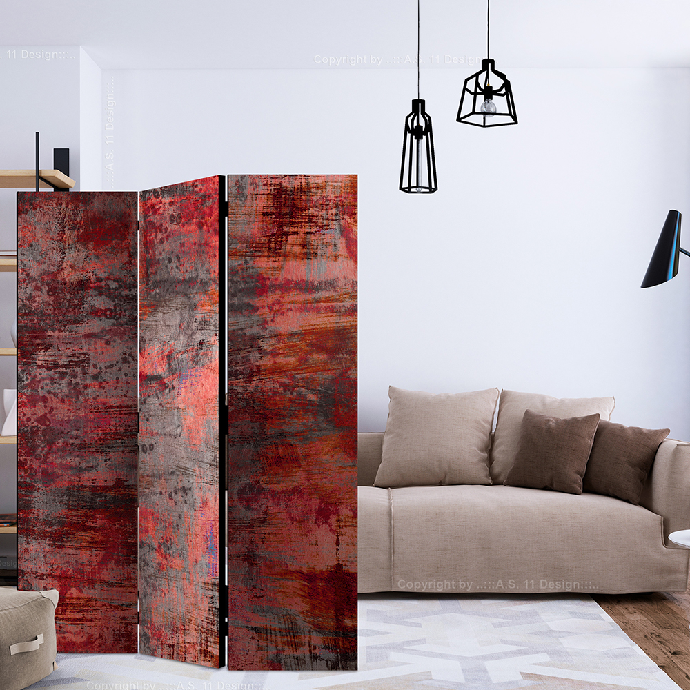 Rumsavdelare Arkiio Red Metal 135x172 cm
