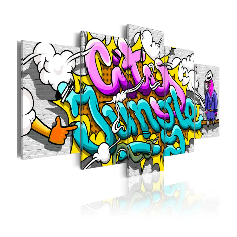 Tavla Arkiio Graffiti City Jungle