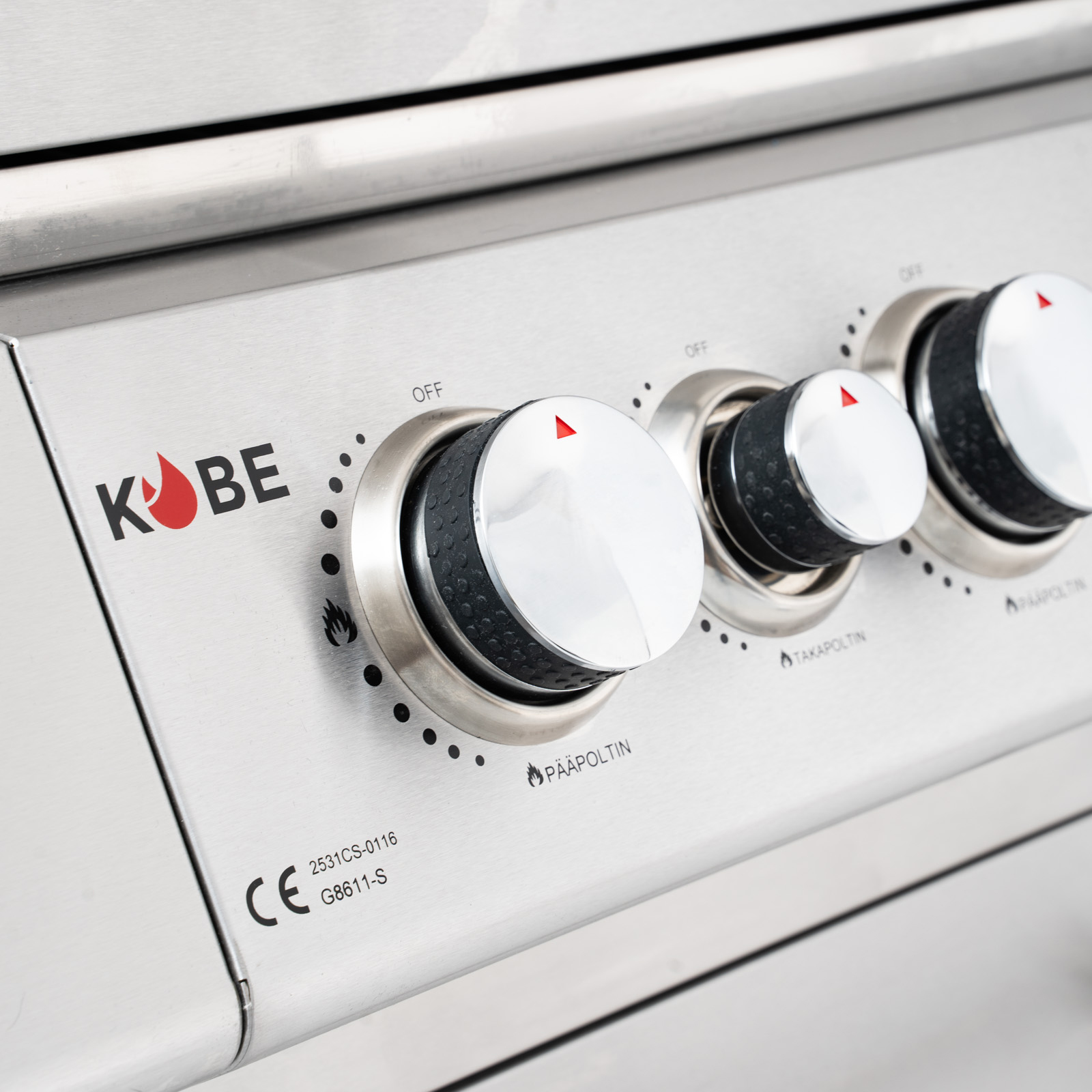 Gasolgrill Kobe 6+1+1 Rostfritt Stål