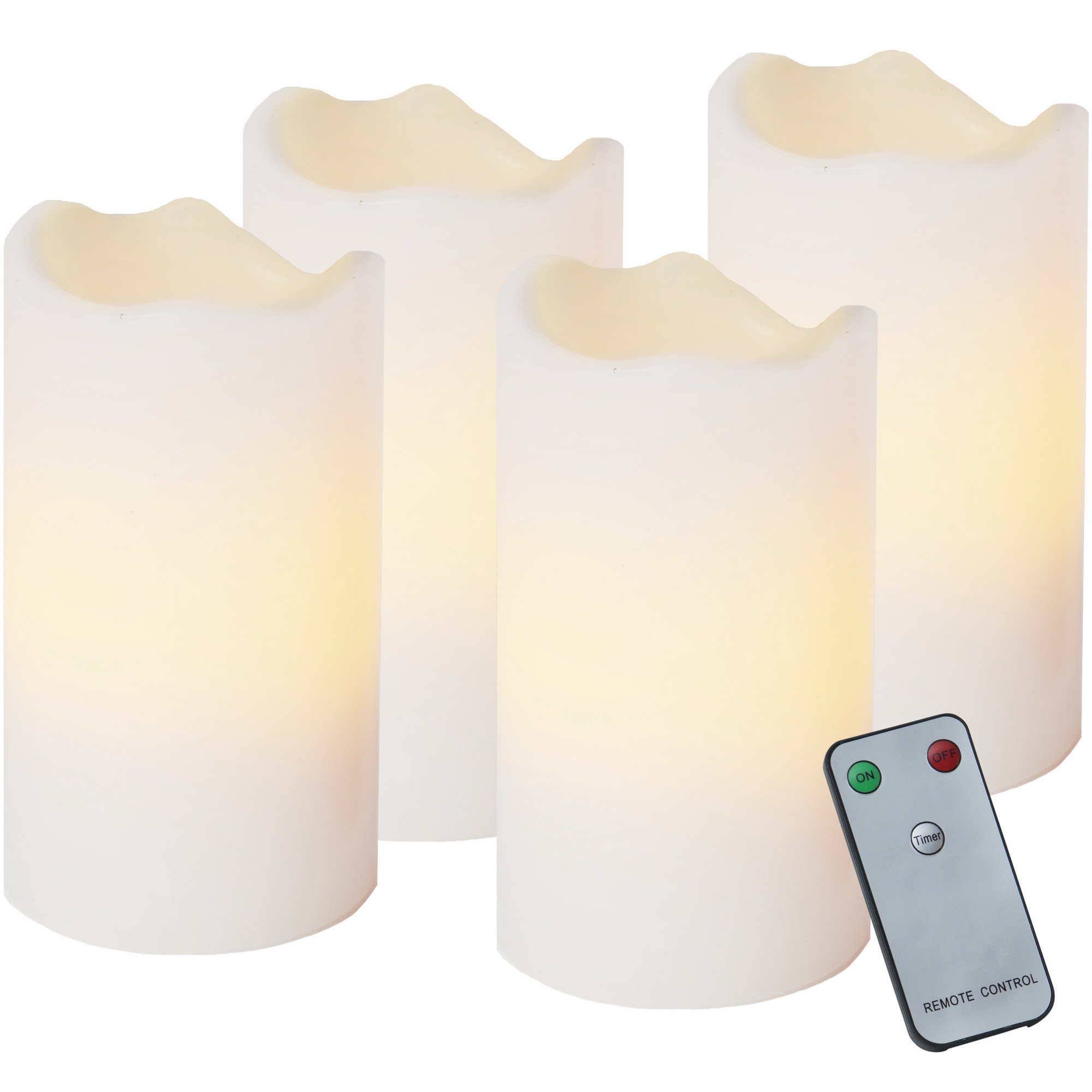 Blockljus Star Trading Advent LED 4-pack