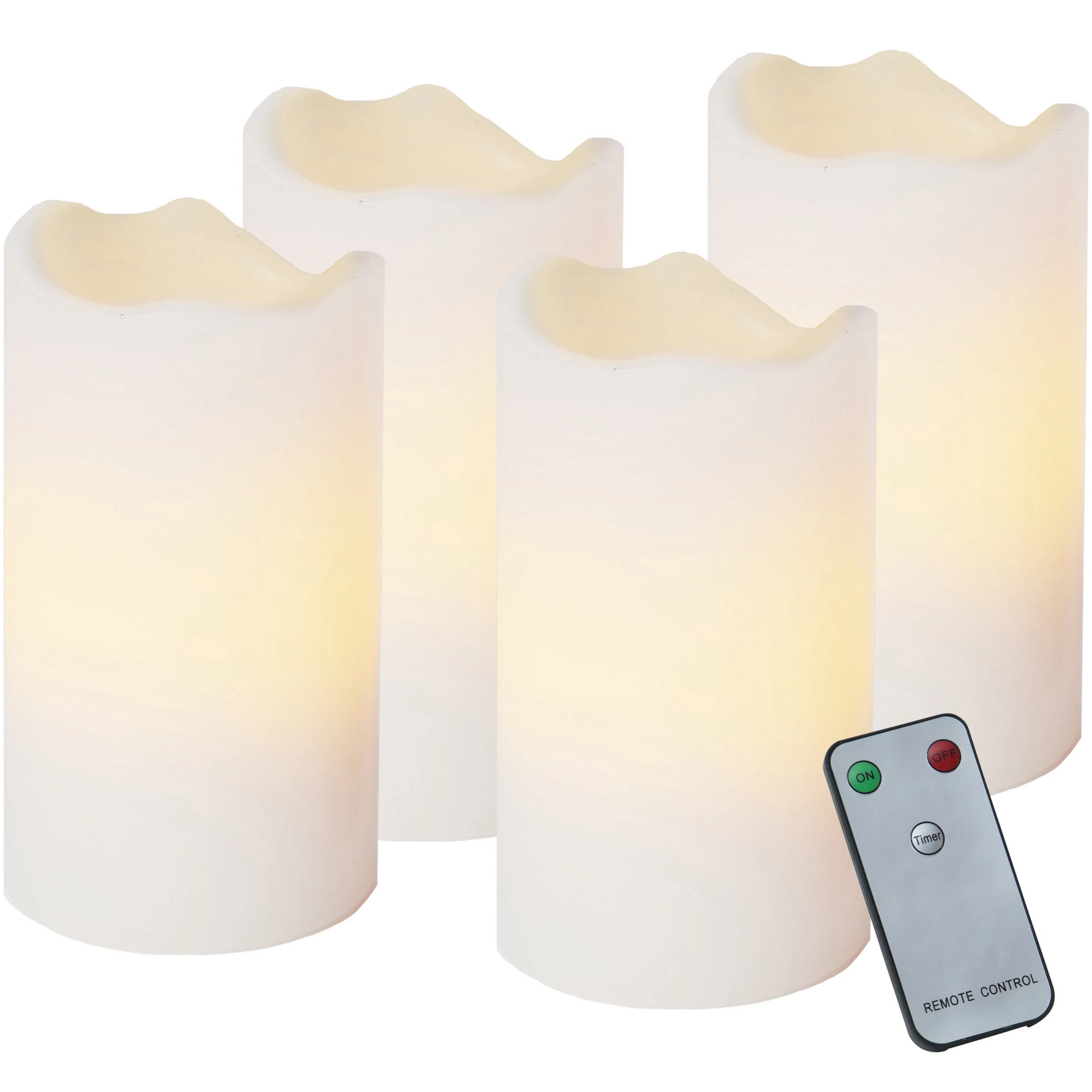 Blockljus Star Trading Advent LED 4-pack