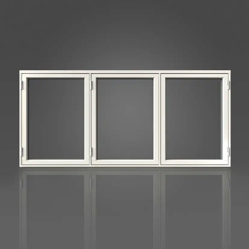 Sidohängt Fönster Elitfönster Original Aluminium 3-Luft